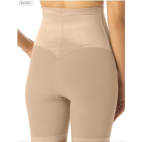 Woman Within Secret Shaper Shapewear Bottoms 4X High Rise Power Firm Control Tan - Picture 2 of 10